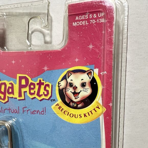 Giga Pets Barbie Precious Kitty Virtual Pet Tamagotchi 1997 Sealed Tiger - Picture 2 of 11